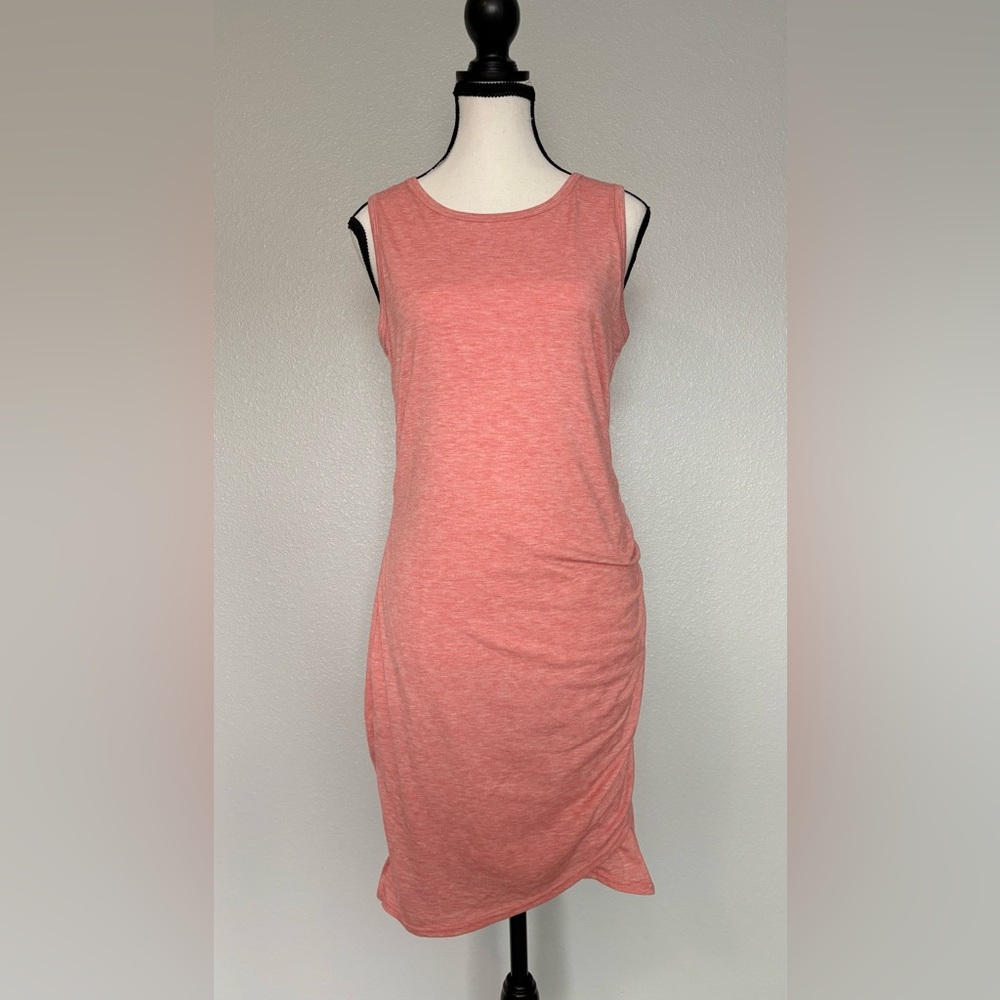 Sleeveless Coral Dress
